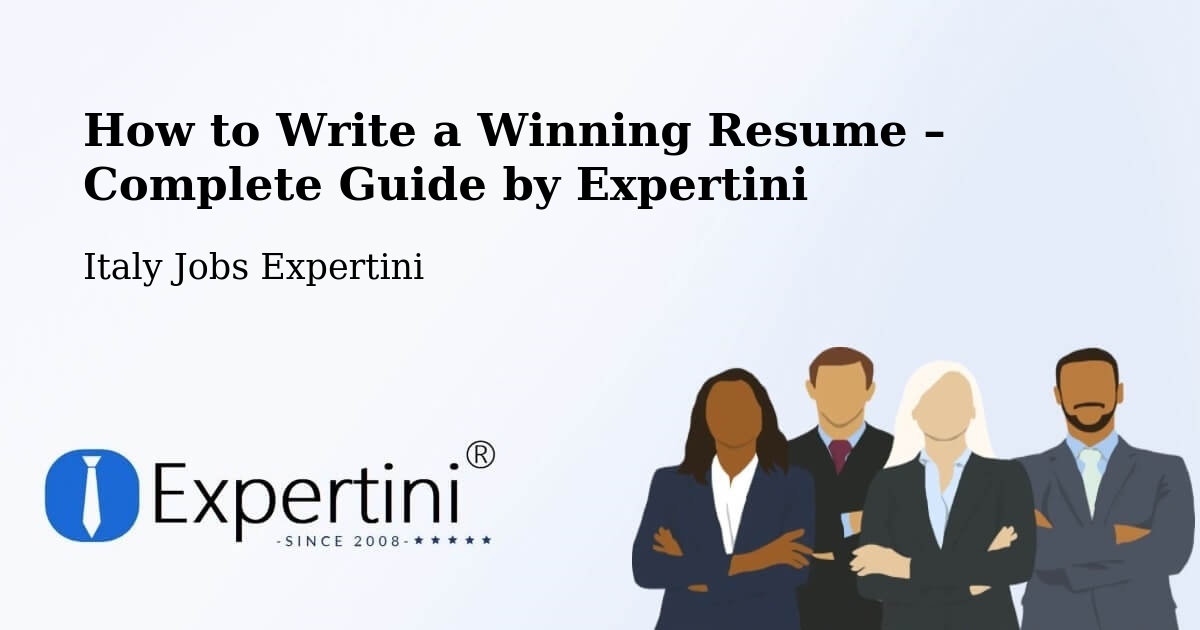 Resume Writing Guide for Job Seekers – Barzio - Barzio, Italy Jobs Expertini