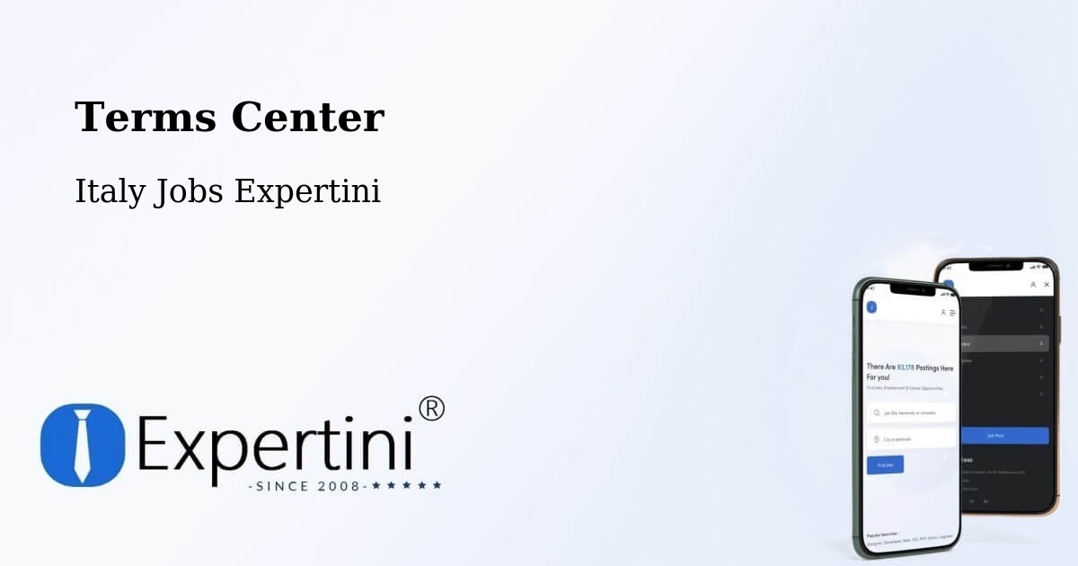 Terms of Service – Barzio - Italy Jobs Expertini